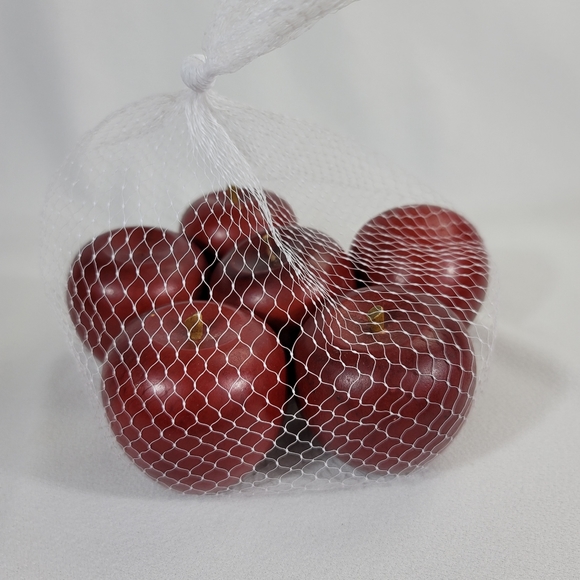 Lot Of 6 Vtg Wooden Decorative Apples - Picture 6 of 12